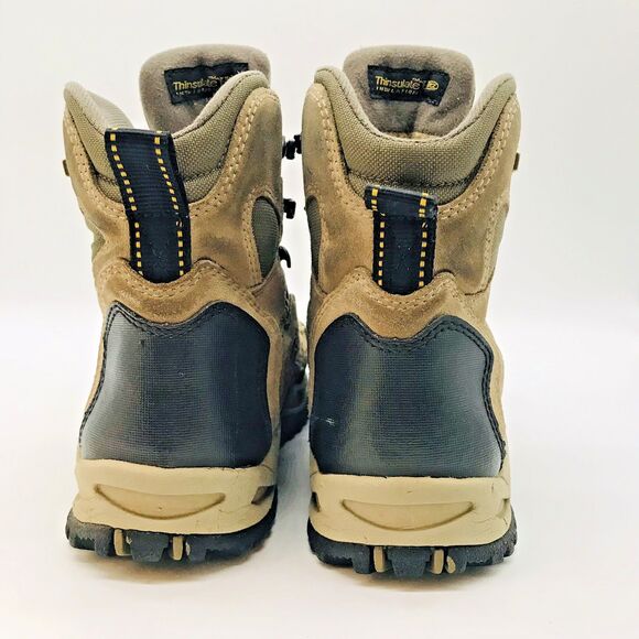 Cabela's Dry-Plus Thinsulate Ultra Hiking Boots 83-0534 Women's 5.5D Tan Lace Up - Picture 4 of 12